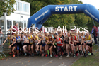 Girls under-13 3 stage road relay, 2019 ERRA 6 and 4 Stage Relay and Young Athletes.  Photo: David T. Hewitson/Sports for All Pics